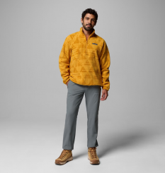 Columbia - Timber Crest MTR Fleece Printed Half Zip Squash/Geomix Tonal