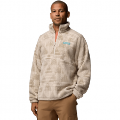 Columbia - Timber Crest MTR Fleece Printed Half Zip Dark Stone/Geomix Tonal