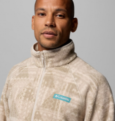 Columbia - Timber Crest MTR Fleece Printed Half Zip Dark Stone/Geomix Tonal