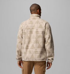 Columbia - Timber Crest MTR Fleece Printed Half Zip Dark Stone/Geomix Tonal
