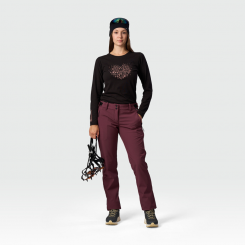 Northfinder - Women's Softshell Pants 3L Angela Darkgrape