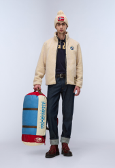 Napapijri - T-Archive Fleece Full Zip Putty N5E