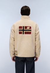Napapijri - T-Archive Fleece Full Zip Putty N5E