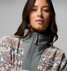 Columbia - W Sequoia Grove II Printed Half Zip Iron Wizard Island