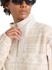 Columbia - W Sequoia Grove II Printed Half Zip Ancient Fossil Wizard Island Tonal