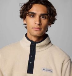 Columbia - Steens Mountain Half Snap II Fleece Ancient Fossil/Black