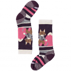 Smartwool - Kids Wintersport Fox Glade Over The Calf Socks Moonbeam
