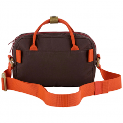 Fjallraven - Τσαντάκι Ώμου Kanken Koncept Crossbody Black Oak/Rowan Red
