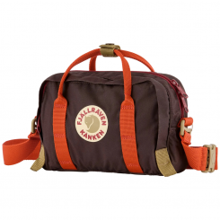 Fjallraven - Τσαντάκι Ώμου Kanken Koncept Crossbody Black Oak/Rowan Red
