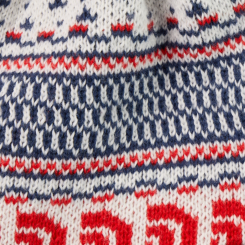 The North Face - Σκούφος Cabin Ski Tuke White Dune Jackquard/POM