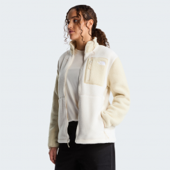 The North Face - W Yumiori Full Zip Khaki Stone/White Dune