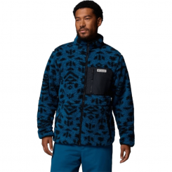 Columbia - Winter Pass Reversible Fleece Phoenix Blue Geostripe Tonal/Phoenix Blue