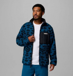 Columbia - Winter Pass Reversible Fleece Phoenix Blue Geostripe Tonal/Phoenix Blue