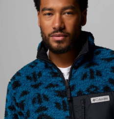 Columbia - Winter Pass Reversible Fleece Phoenix Blue Geostripe Tonal/Phoenix Blue