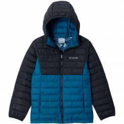 Columbia - Παιδικό Powder Lite™ II Boys Hooded Jacket Phoenix Blue/Black