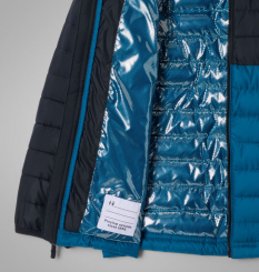 Columbia - Παιδικό Powder Lite™ II Boys Hooded Jacket Phoenix Blue/Black