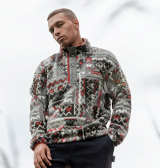 Columbia - Helvetia II Printed Half Snap Fleece Sedona Sage Geomix