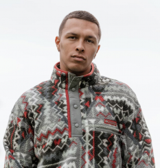 Columbia - Helvetia II Printed Half Snap Fleece Sedona Sage Geomix
