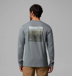 Columbia - CSC Graphic LS Tee Sedona Sage Textured Scene