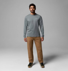 Columbia - CSC Graphic LS Tee Sedona Sage Textured Scene