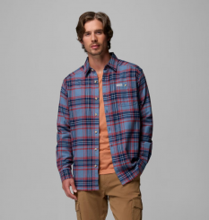 Columbia - Ανδρικό Πουκάμισο Cornell Woods™ Flannel Long Sleeve Shirt Dark Mountain Textured Plaid