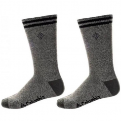 Columbia - Thermal Crew Socks Medium Weight 2PP Grey/Grey