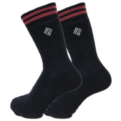 Columbia - Thermal Crew Socks Medium Weight 2 Pack Black