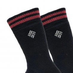 Columbia - Thermal Crew Socks Medium Weight 2 Pack Black