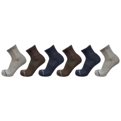 Columbia - Athletic Solid Quarter 6 Pack HTR Dark ...
