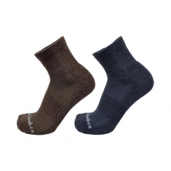 Columbia - Athletic Solid Quarter 6 Pack HTR Dark Stone/HTR Tobacco/Charcoal