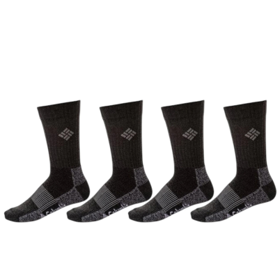 Columbia - Moisture Control Basic Crew Socks 4 Pac...