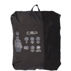 Campagnolo - Unisex Poncho Fix Hood Black