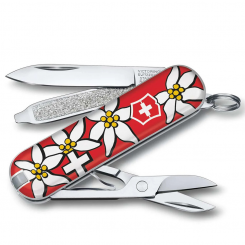 Victorinox - Classic SD Ελβετικός Σουγιάς 58mm με 7 Λειτουργίες Edelweiss