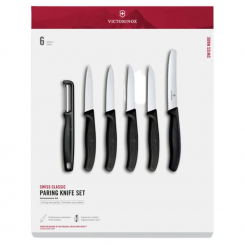 Victorinox - Paring Knife Set 6 Pieces Black
