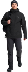 Jack Wolfskin - Stonertrail 3IN1 Jacket M Black