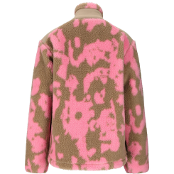 Slope - Γυναικέια Ζακέτα Kendor W AOP Teddy Fleece Jacket Prism Pink
