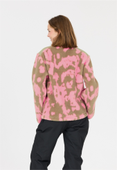 Slope - Γυναικέια Ζακέτα Kendor W AOP Teddy Fleece Jacket Prism Pink