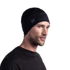 Buff - Σκούφος Merino Lightweight Beanie Solid Black