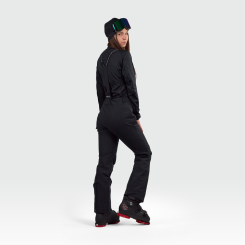 Northfinder - Γυναικείο Παντελόνι Gemna Ski Comfortable Trousers With Braces Black