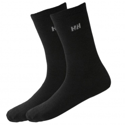 Helly Hansen - Everyday Wool Sock 2pk Black