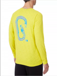 The North Face - M Long Sleeve Glossary Tee Acid Yellow/Momument Grey