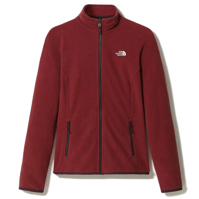 The North Face - W 100 Glacier Full Zip Root Brown...