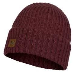 Buff - Knitted Hat Rutger Maroon