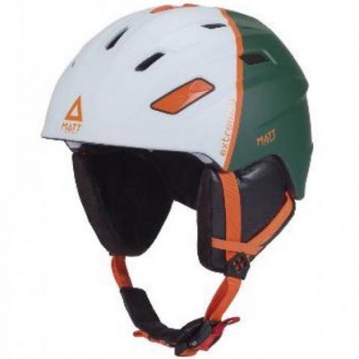 Matt - Areste Ski Helmet White/Green
